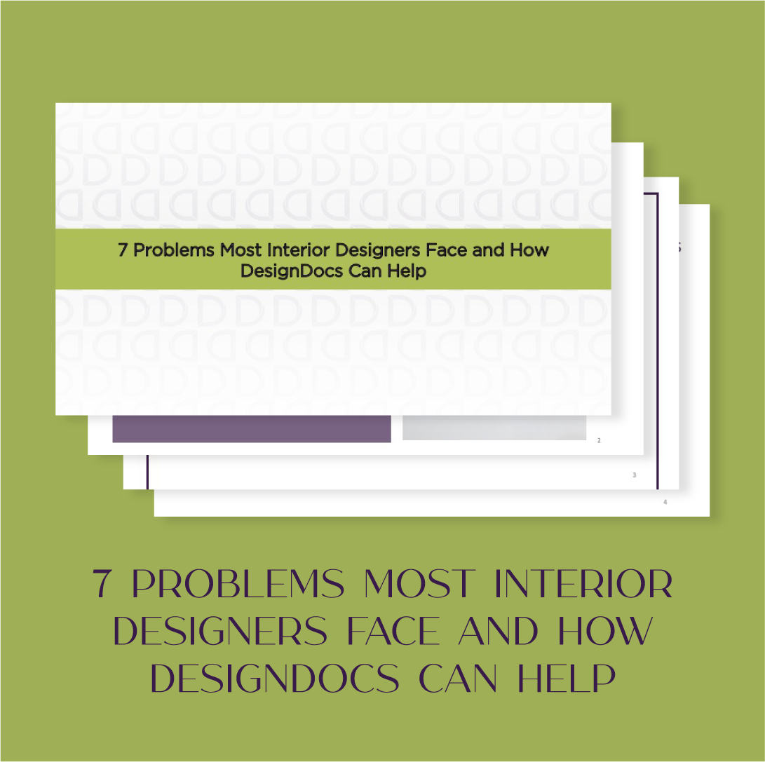 SLIDESHARE - 7 Problems Most Interior Designers Face and How DesignDocs Can Help