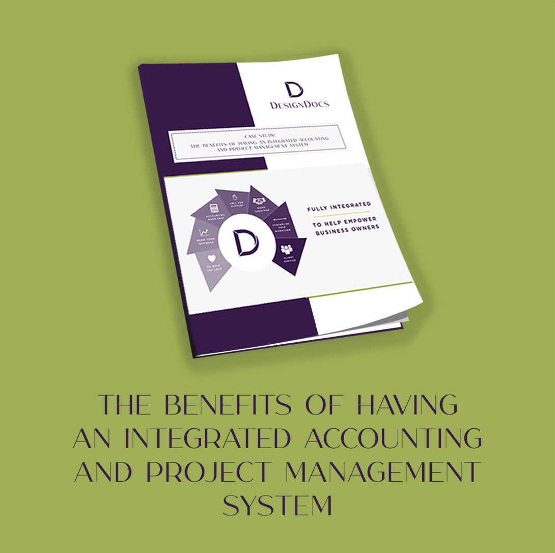 RESOURCES - DesignDocs Case Study - The Benefits of Having an Integrated Accounting and Project Management System