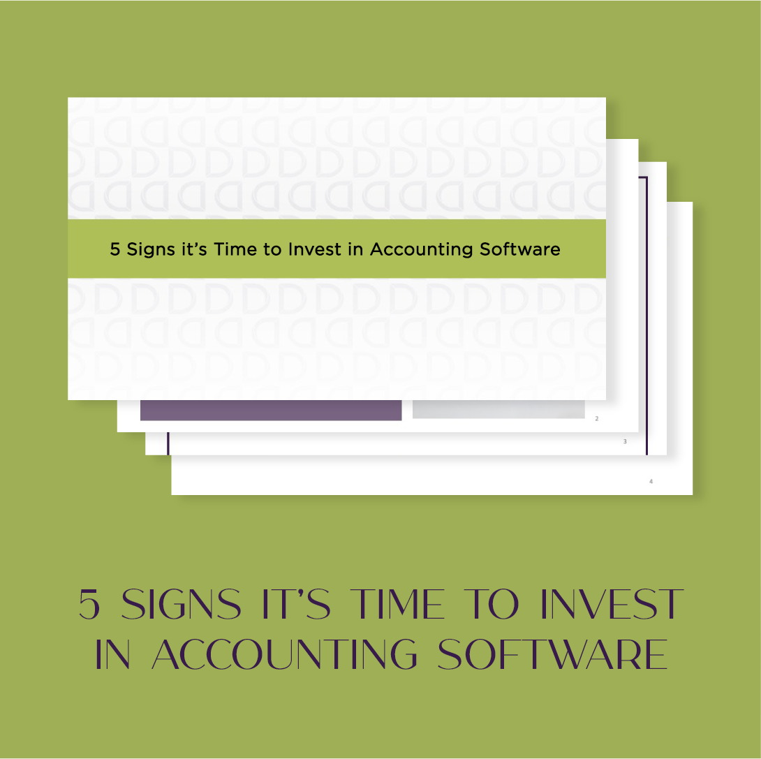 SLIDESHARE GRAPHIC - 5 SIGNS IT’S TIME TO INVEST IN ACCOUNTING SOFTWARE